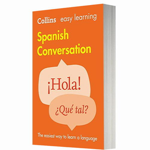 柯林斯轻松学西班牙语口语会话书 英文书  正版进口书籍 