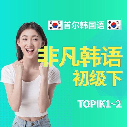首尔韩国语非凡系列 初级下(TOPIK1~TOPIK2) 网课