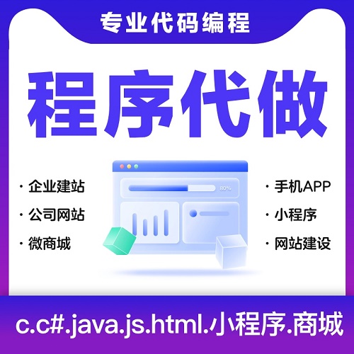 java后端程序代做 vue前端开发 web网页设计软件
