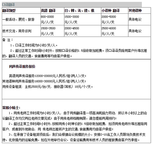翻译之家北京翻译公司笔译，口译，听译，交传及同传价格