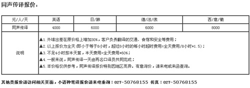 译心国际武汉翻译公司笔译，口译，同传及小件翻译价格