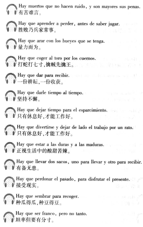西班牙语口译用谚语2000句介绍