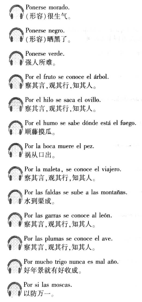 西班牙语口译用谚语2000句介绍