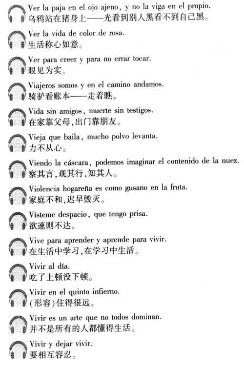西班牙语口译用谚语2000句介绍