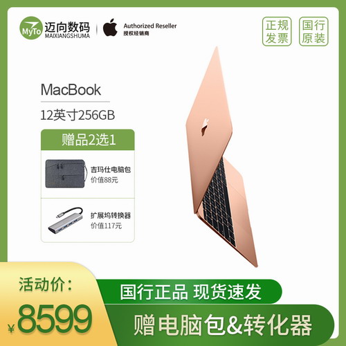 Apple/苹果 12 英寸 1.2GHz 处理器 256GB 便携商务办公电脑