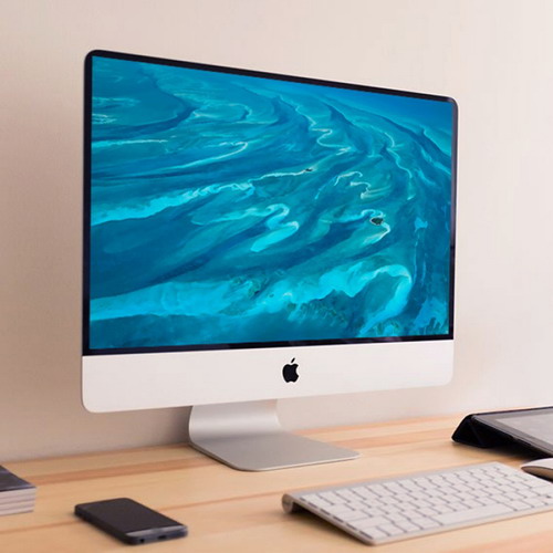 apple苹果电脑一体机超薄21.5 27寸办公电脑高配