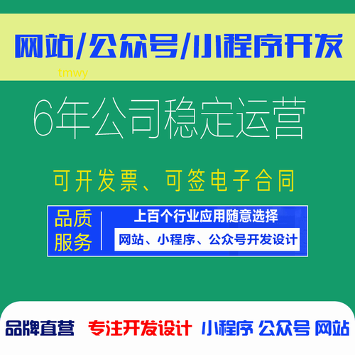 微信小程序开发 做企业公司网站 商城模板仿站