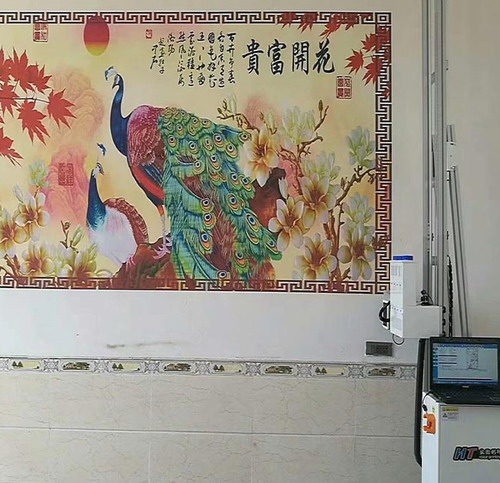 宏图智能3d墙体彩绘机 8d墙体喷绘机