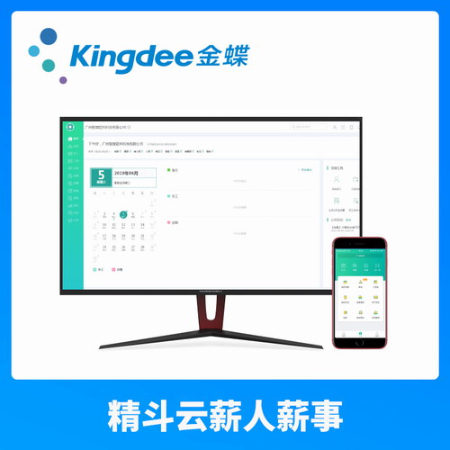 金蝶精斗云软件 薪人薪事业务审批财税 组织人事薪酬员工绩效管理