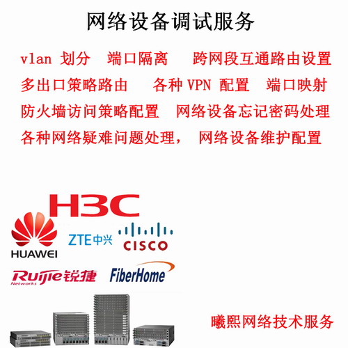 网络设备调试配置维护服务 远程设置路由器