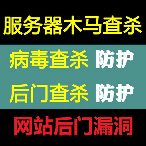 网站病毒入侵清理 木马检测 服务器安全维护