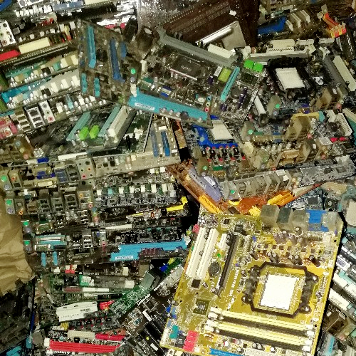 坏电脑废旧主板 台式机维修 DIY手工装饰