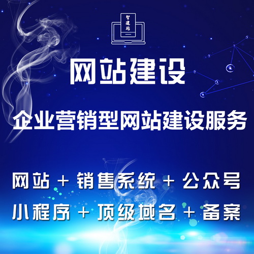 企业营销网站+小程序+公众号+智能销售+前后台整系统