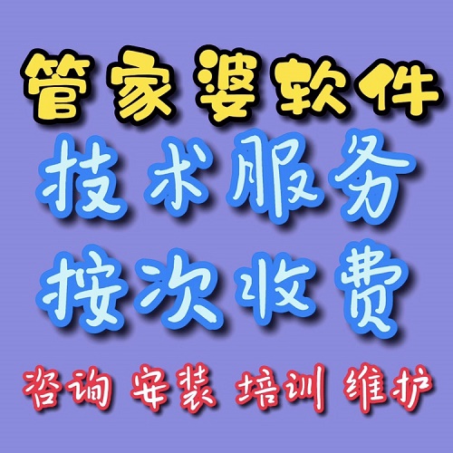 管家婆软件 售后服务问题处理 恢复数据软件