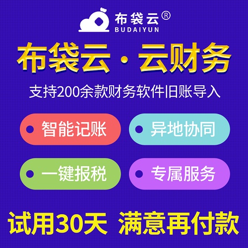 布袋云智能财务软件 会计做账出纳记账代账