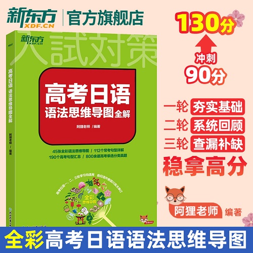 【官方正版】高考日语语法思维导图全解