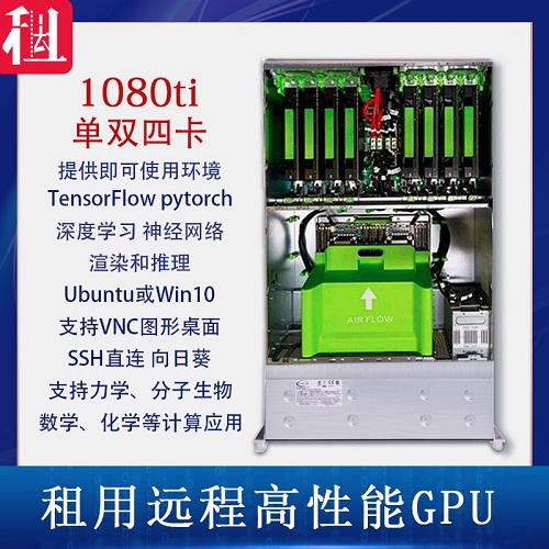 远程GPU服务器租用 Tensorflow深度学习