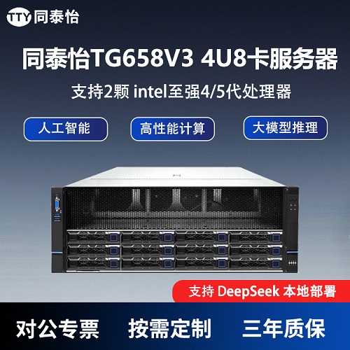同泰怡 GPU卡服务器 AI科学大模型