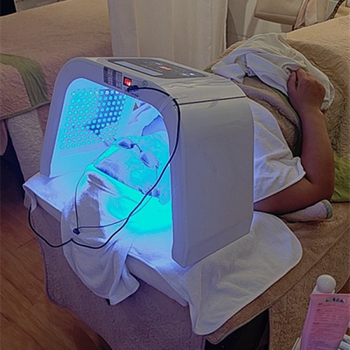 光谱仪美容仪器 家用脸部红蓝光祛痘 彩光面罩