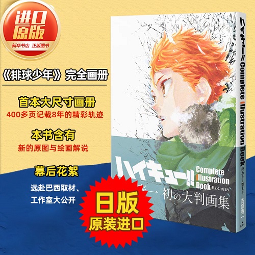 排球少年原画集 日文原版 愛蔵版动漫漫画书