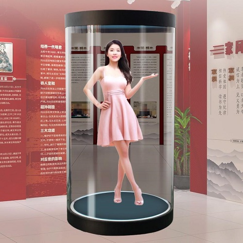 全息数字人展示柜 ai形象定制展厅问答一体机设备