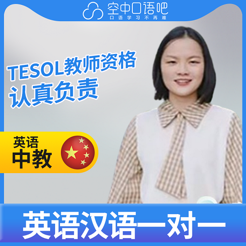 英语中教 对外汉语 Sophiechen TESOL教师资格