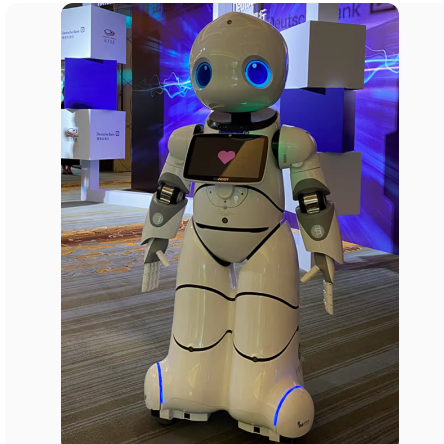 学校科技主持暖场 语音互动表演 Y06大优机器人