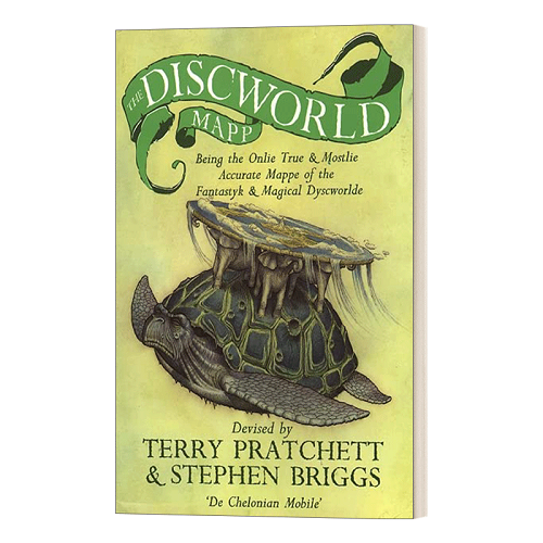 英文原版 The Discworld Mapp 碟形世界 地图