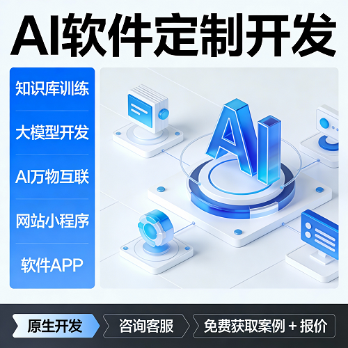 软件开发系统定制 AI大模型应用 微信小程序