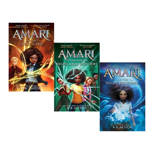 英文原版 阿玛瑞与神秘奇物 Amari and the Despicable Wonders 3册