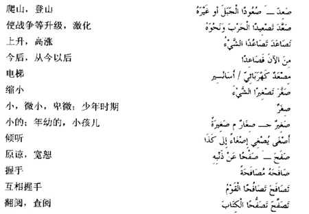 阿拉伯语三级词汇38