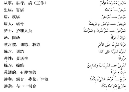 阿拉伯语三级词汇