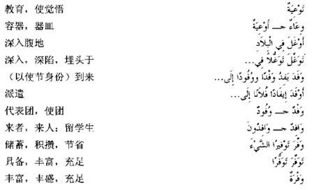 阿拉伯语三级词汇