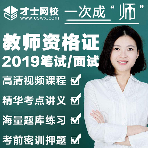 2019年教师资格证笔试面试考试网课英语