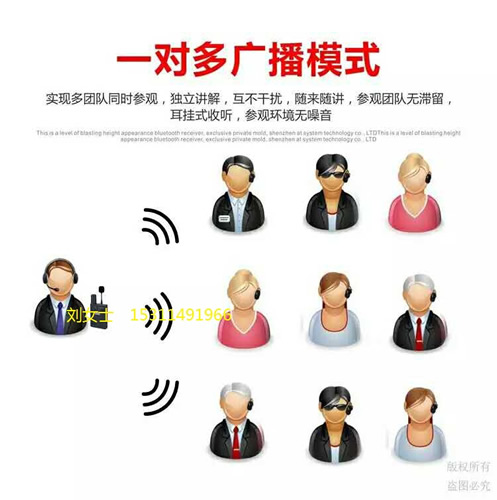 无线导游机智能导览机一对多讲解设备