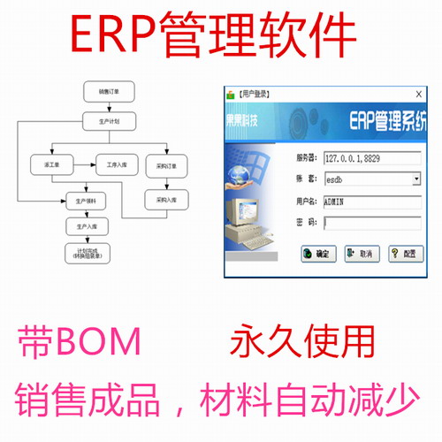 订单管理系统 工厂企业ERP生产加工销售管理软件