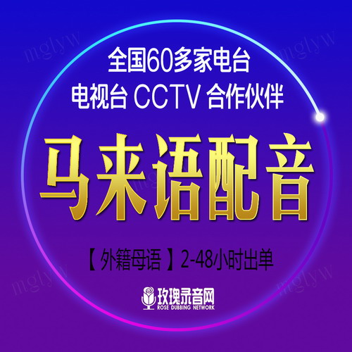 马来文莱新加坡配音 阿拉伯语配音
