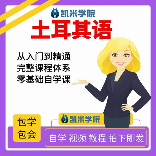 入门标准零口语 土耳其语自学网课