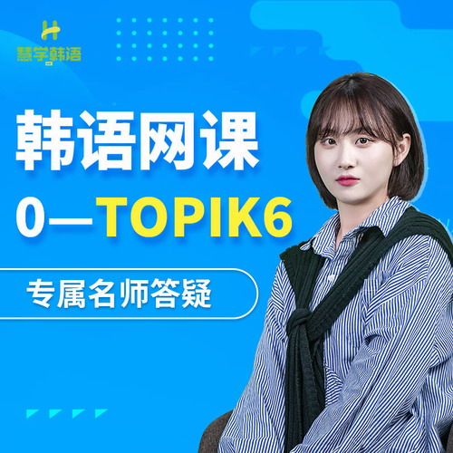 韩语零基础入门直达中高级topik6级 家教式辅导