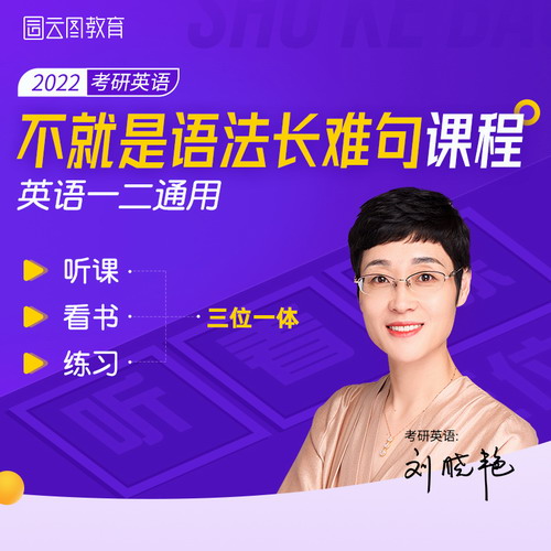 2022考研英语刘晓艳 语法和长难句课程