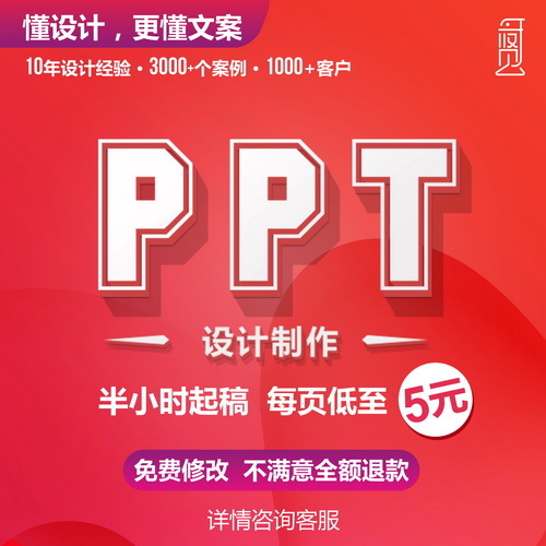 PPT设计制作代做 模板工作汇报 动态化课件