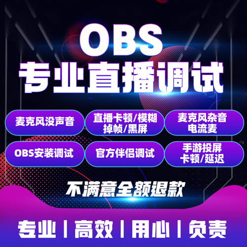 obs直播调试 美颜伴侣 主播间电脑软件插件一对一