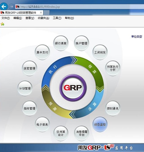 用友政务GRP-U8 行政事业财务管理软件