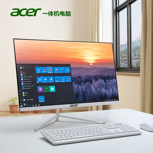 acer宏碁品牌一体机 电脑台式机全套 网课高配