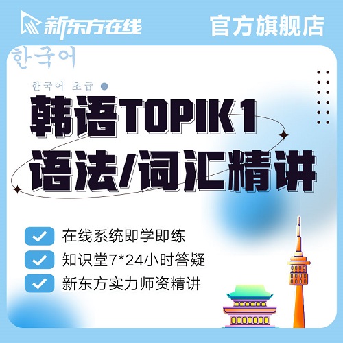 新东方韩语词汇语法精讲课程 TOPIK1/2/3/4/5/6