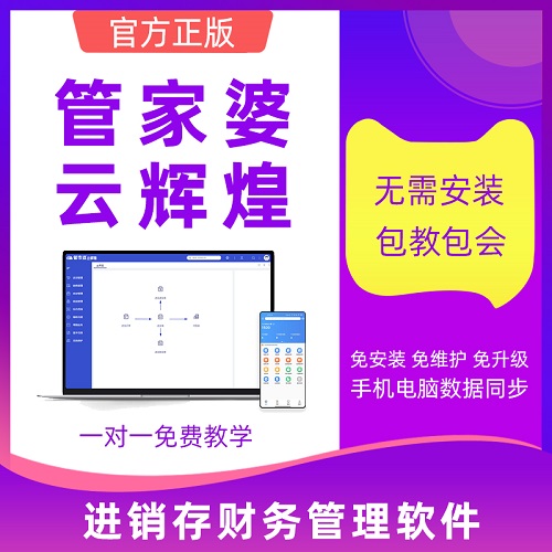 管家婆云辉煌进销存软件 财务管理系统