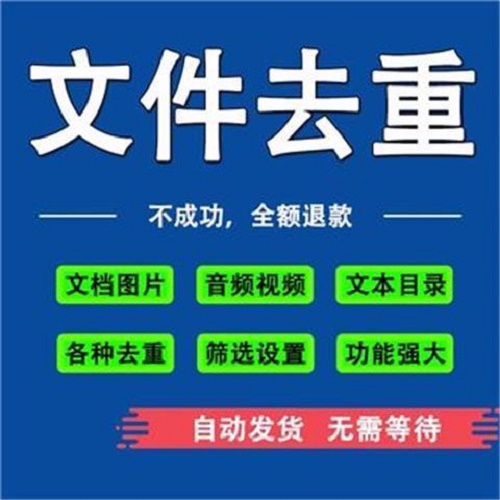 音频视频目录图片查找清理 去重复文本软件