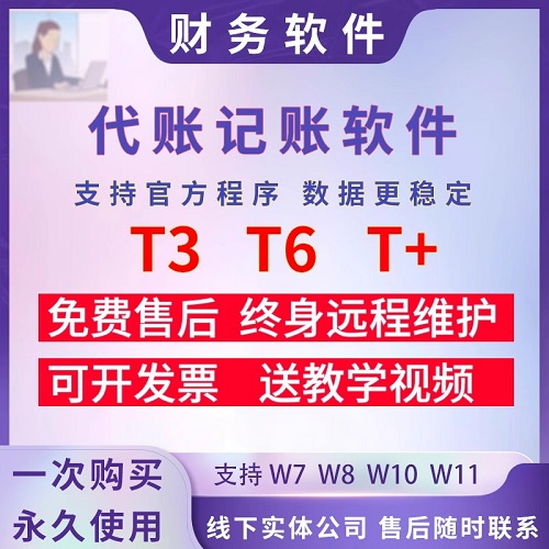 t6t+u8中小企业做账会计代理记账加密狗