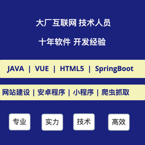 软件开发定制Java Vue HTML爬虫定制