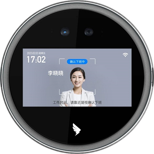 钉钉智能前台 M2pro人脸识别考勤机 红外识别
